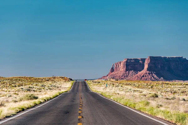Пустой Живописных Шоссе Долина Монументов Аризона Сша — стоковое фото