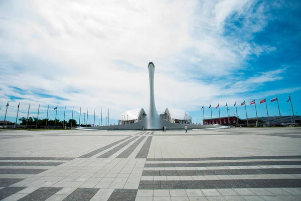 Сочи, Россия - 18 июня 2017: Стадион «Фишт» в Олимпийский ПА — стоковое фото