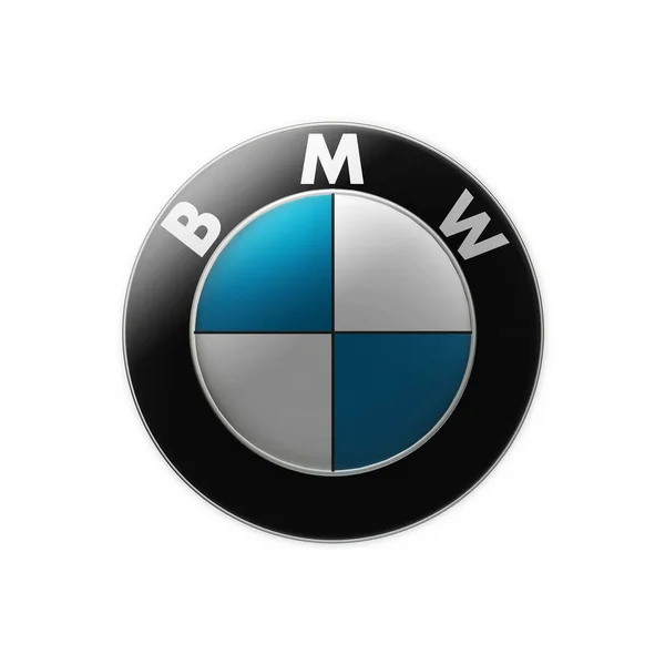 3D визуализация логотип Bmw, Bmw — немецкий производитель автомобилей — стоковое фото