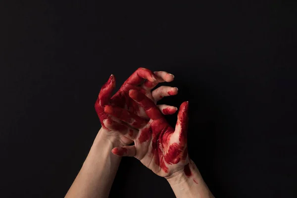 Bloody hands — стоковое фото