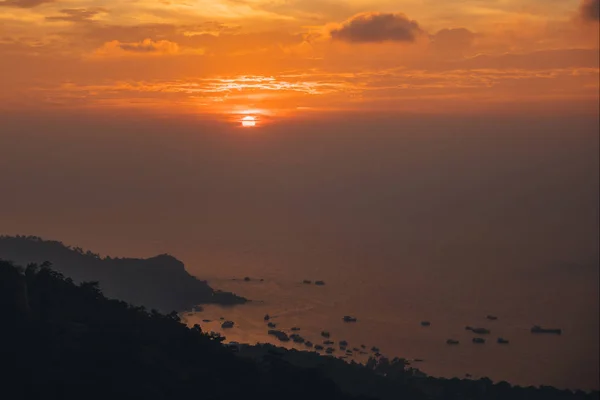 Красивые Живописные Пейзажи Пейзаж Закате Тао Острова Таиланд — стоковое фото