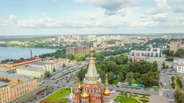 Россия, Ижевск - 18 августа 2017: Собор Святого Михаила Архангела — стоковое фото