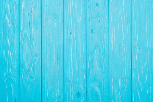 Top View Vertical Bright Blue Wooden Planks Surface Background — стоковое фото
