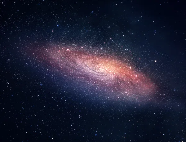 Отдаленная галактика — стоковое фото