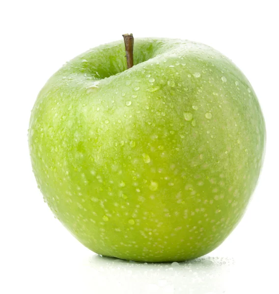 Спелые зеленое яблоко — стоковое фото