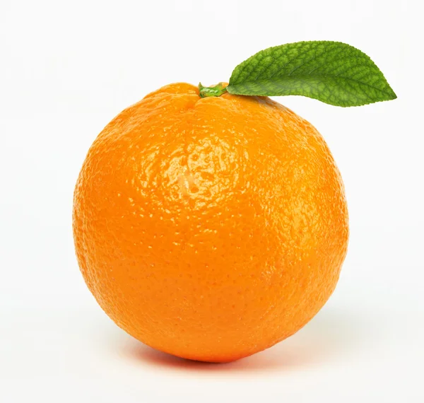 Оранжевый с листа — стоковое фото