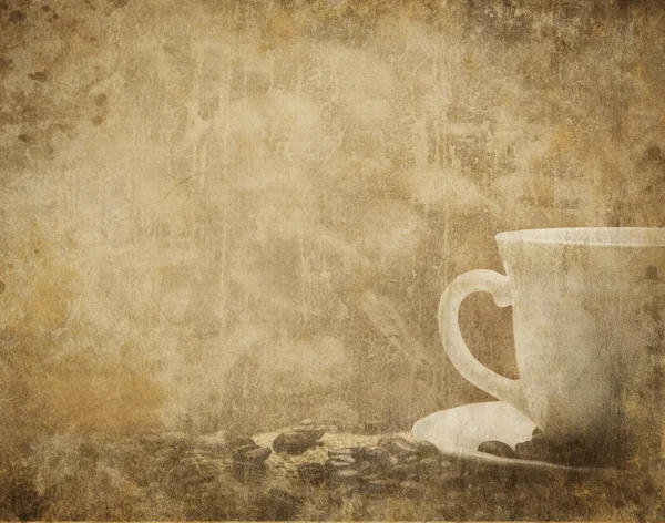 Старинный фон кофе — стоковое фото