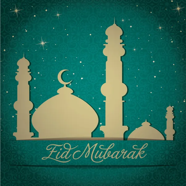 Eid mubarak карта — стоковое фото