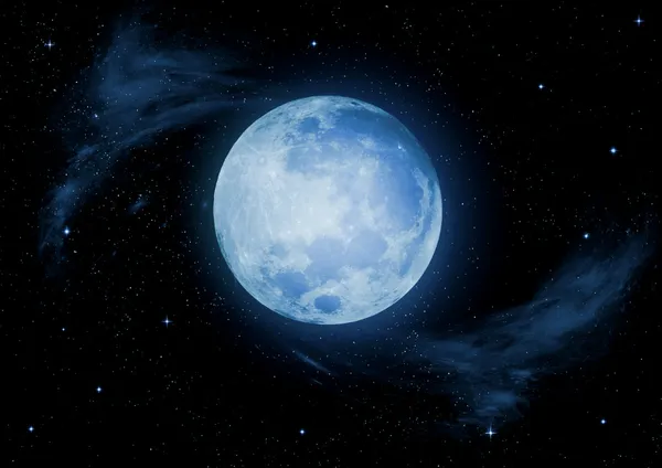 Полная луна — стоковое фото